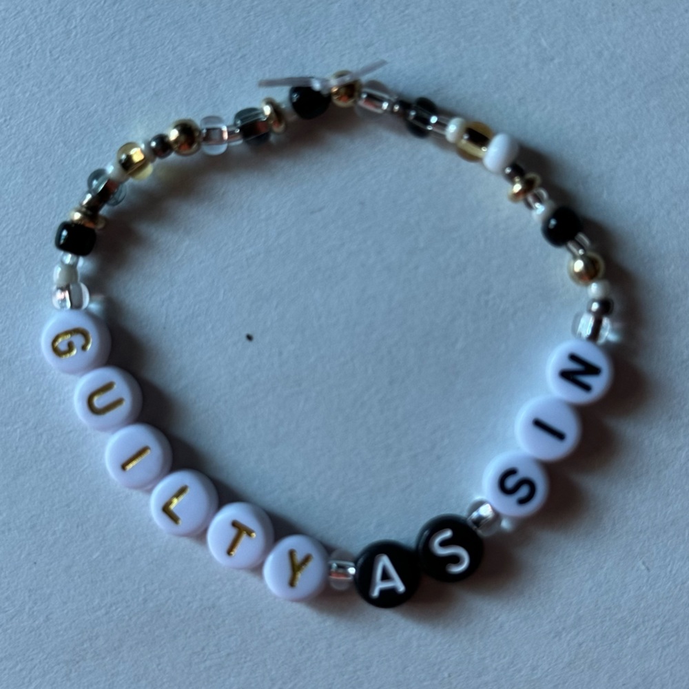 Taylor Swift Guilty As Sin bracelet